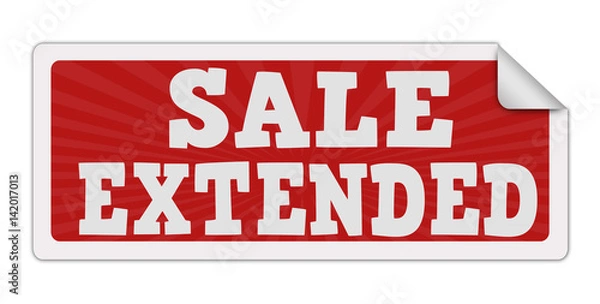 Obraz Label with text sale extended inside