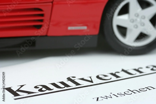 Obraz kaufvertrag