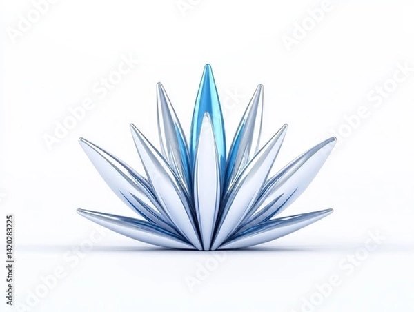 Fototapeta Abstract lotus flower design