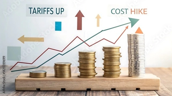 Obraz Distribution and Global Trade Growth Concept