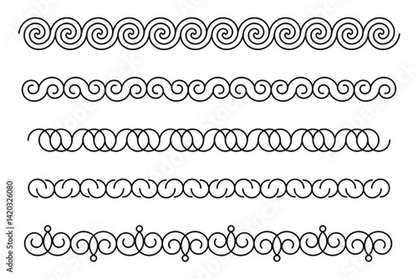 Obraz Elegant and simple border designs!