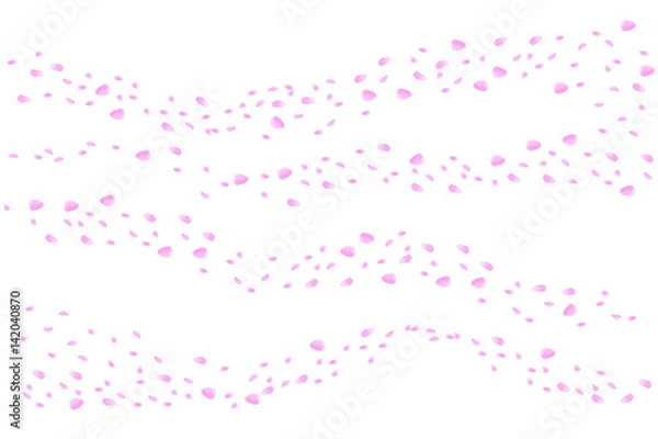 Obraz 風に舞う花びら