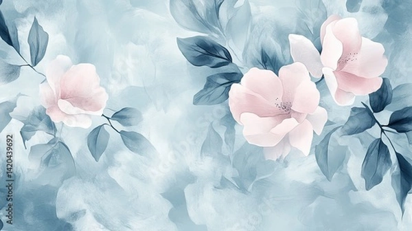 Fototapeta A diverse group of professionals engaged in a meeting around a conference table.