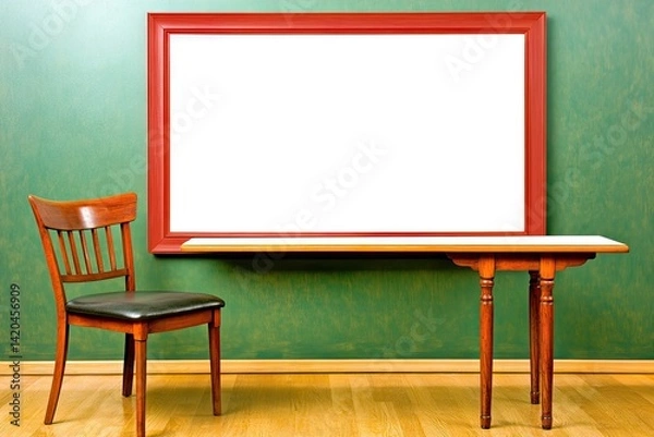 Fototapeta Empty classroom scene (3)