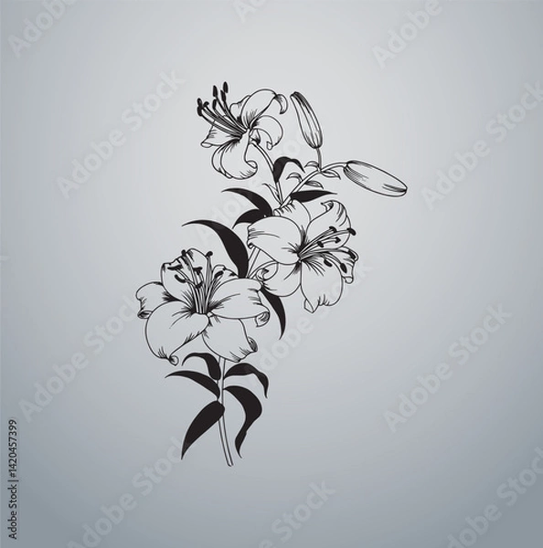 Obraz abstract Hibiscus Flower  floral background
