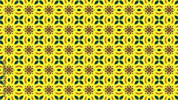 Fototapeta fabric motif. seamless pattern. wallpaper. background. HD resolution