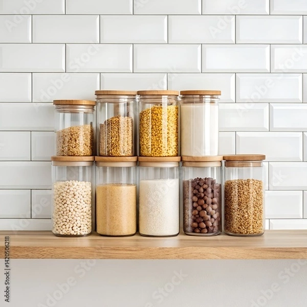 Fototapeta spices in jars