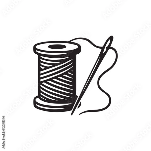 Obraz needle and thread