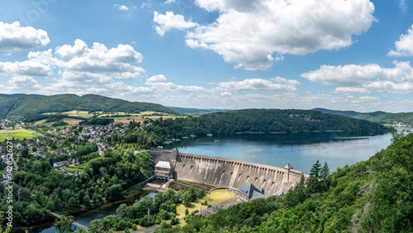 Obraz Staumauer am Edersee