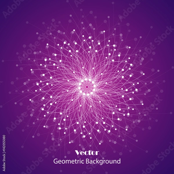 Obraz Vector geometric background