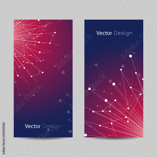 Obraz Set of vertical banners
