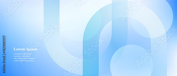 Obraz 幾何学 抽象 ストライプ ライン サークル 背景