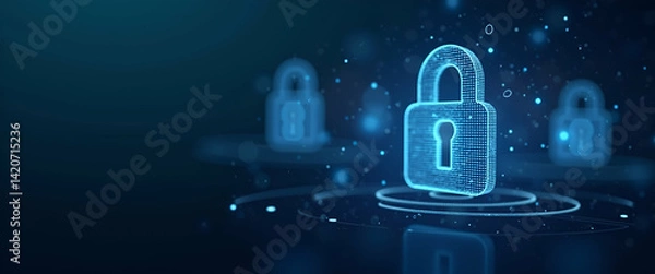 Obraz High-Resolution Imagery of Blockchain Remittance Networks: Secure Ledger Technology & Automated Processing for Efficient Global Trade Solutions - Stock Photo Concept with Left Space