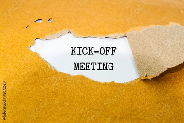 Obraz Kick-Off meeting 