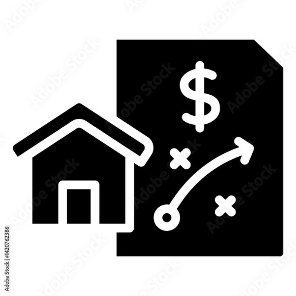 Fototapeta Asset Planning Icon