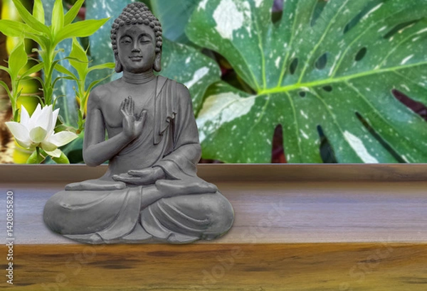 Obraz Bouddha sur table 