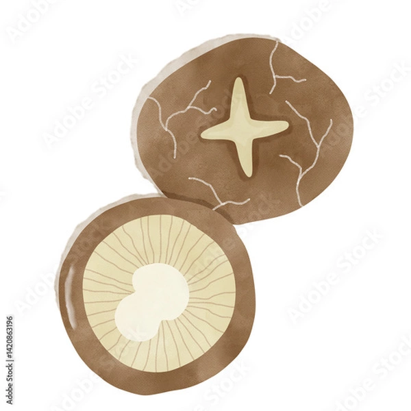 Obraz Shiitake Mushroom