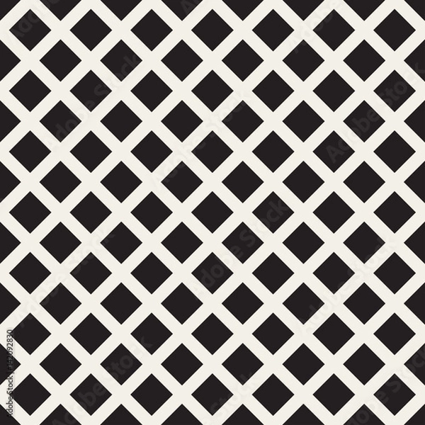 Fototapeta Grid geometric seamless pattern.