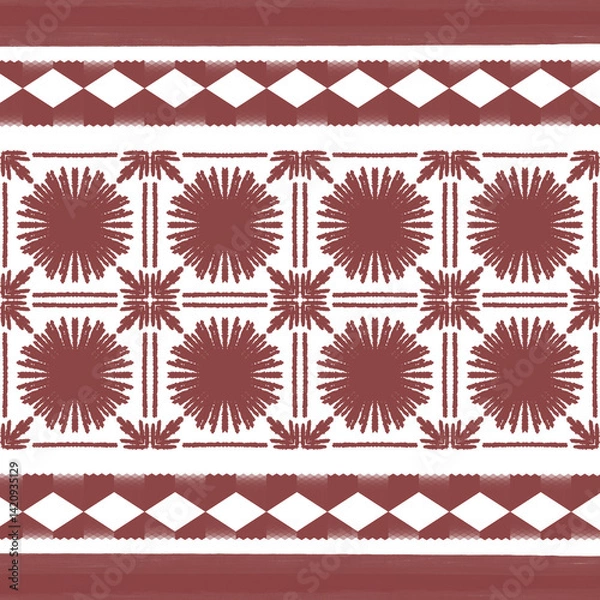 Obraz christmas seamless pattern