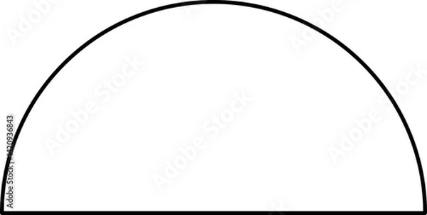 Obraz Half Circle Shape