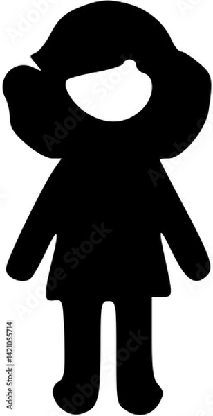 Fototapeta 단순한 사람 캐릭터 일러스트 어른 아이 정보 아이콘