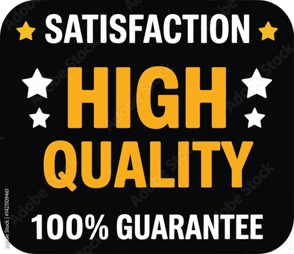 Obraz Boost customer confidence with our high-quality products, featuring a 100% satisfaction guarantee.