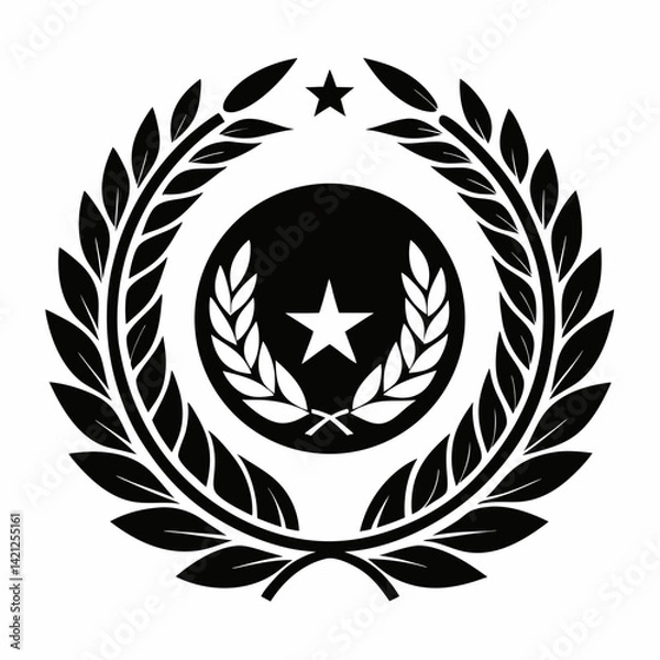 Fototapeta laurel wreath vector elements