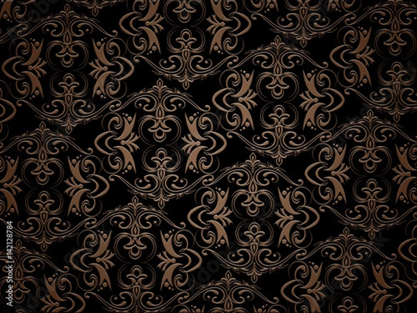 Fototapeta Baroque style background