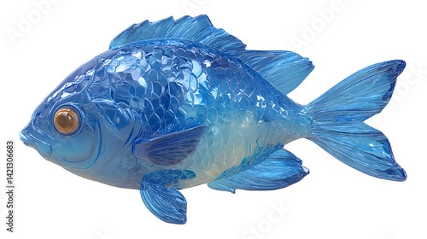 Obraz fish isolated on white background