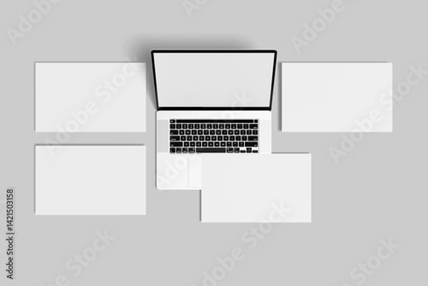 Obraz Laptop Screen Website