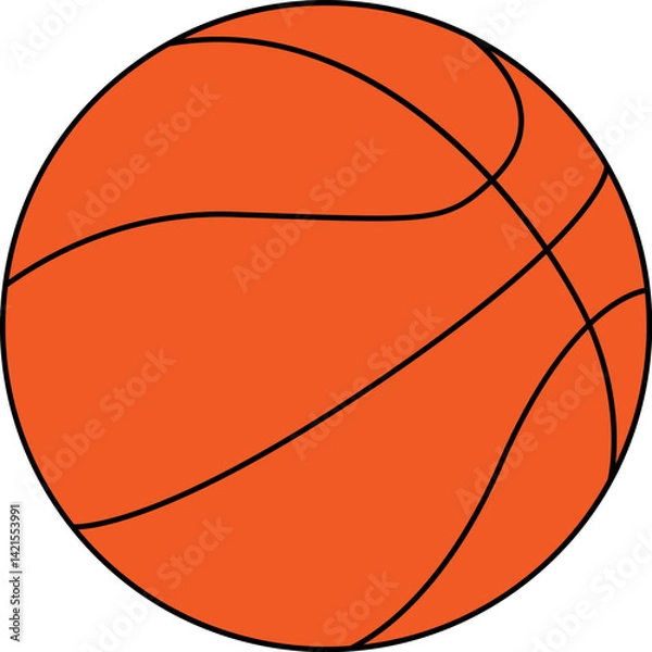 Obraz Basketball. Vector illustration