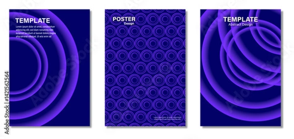 Obraz Abstract background with stripes. Abstract poster template.