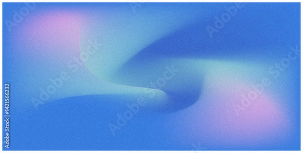 Fototapeta Grainy gradient background vector abstract design. Wallpaper banner for posters or banners. Vector illustration