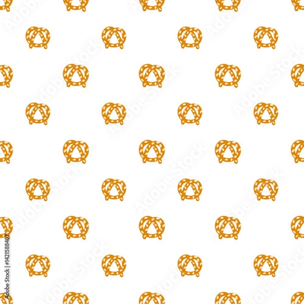 Obraz Coffee and bakery seamless pattern 