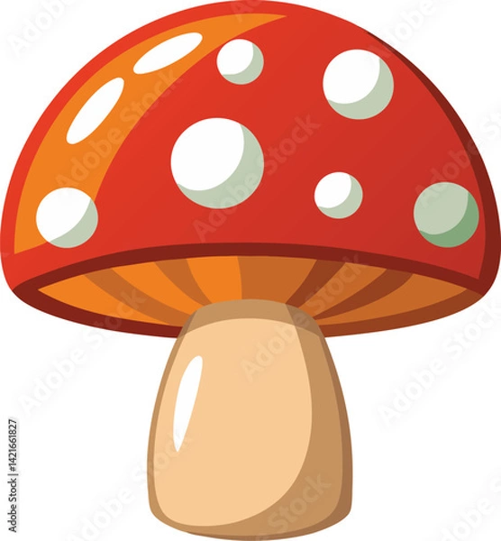 Obraz mushroom vector art 