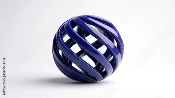 Obraz 3d sphere on white background