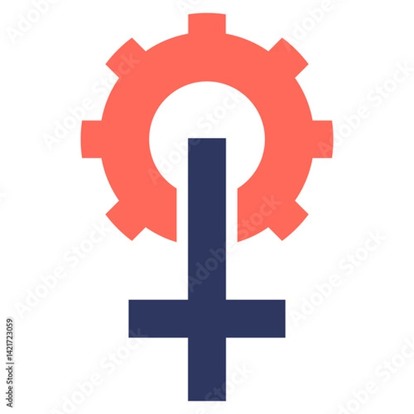 Fototapeta Female Icon