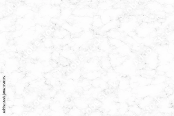 Obraz Elegant White Marble Background with Subtle Grey Veins and Texture