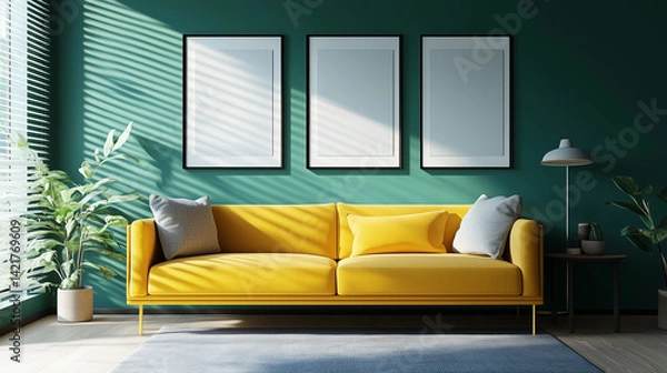 Fototapeta modern living room interior