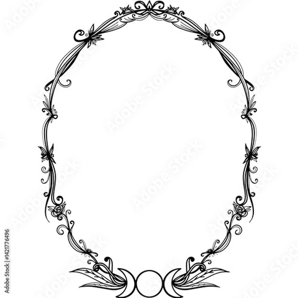 Obraz Frame with flowers 