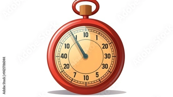 Obraz Professional Stopwatch Icon Vector for Countdown Timers in Graphic Design Projects