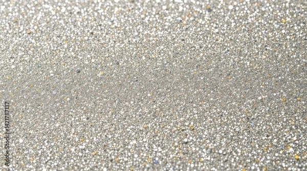 Fototapeta Abstract Shimmering Particles with Golden and Silver Hues