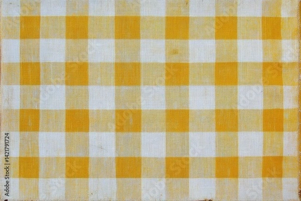 Obraz Checkered tablecloth background