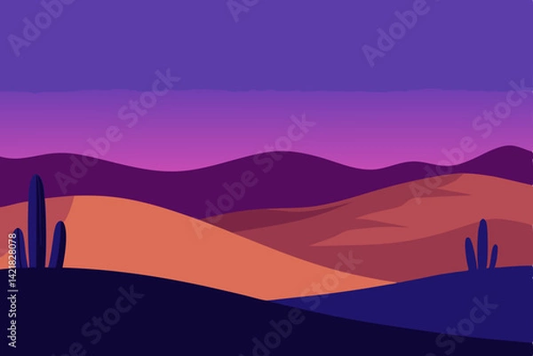 Fototapeta landscape with mountains