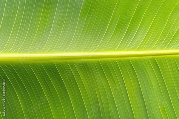 Obraz Banana leaf veins