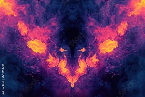 Obraz Abstract, vibrant, fluid art