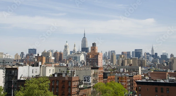 Fototapeta Manhattan Skyline Seen from the Lower East Side