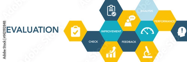 Obraz Evaluatıon Icon Concept