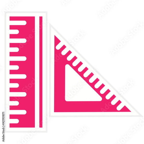 Obraz Ruler Icon Style