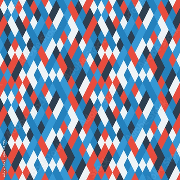 Obraz Abstract geometric diamond pattern france